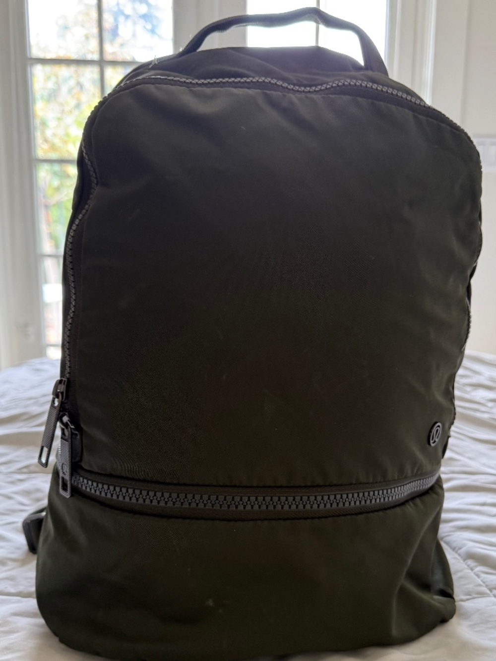 Lululemon Black Nylon Backpack